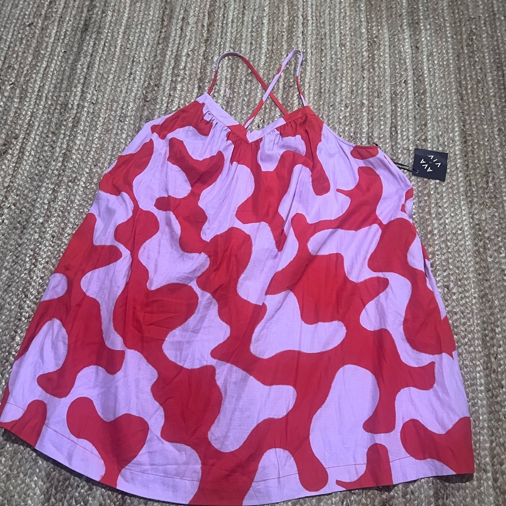 Red and Pink Dress